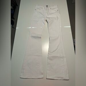 citizens of humanity fleetwood high rise flare white jeans